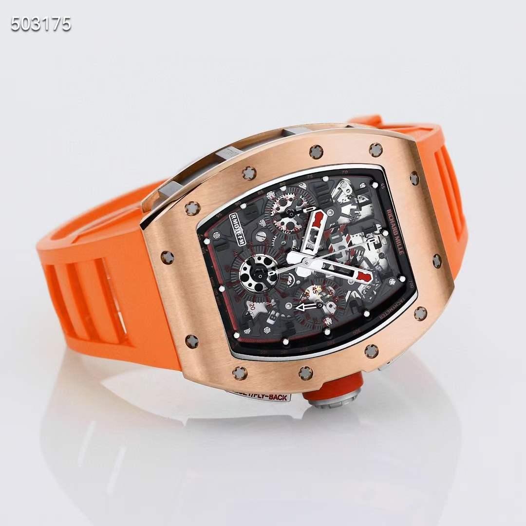 리차드밀 2023 RM011 FM 오렌지스트랩 시계 워치